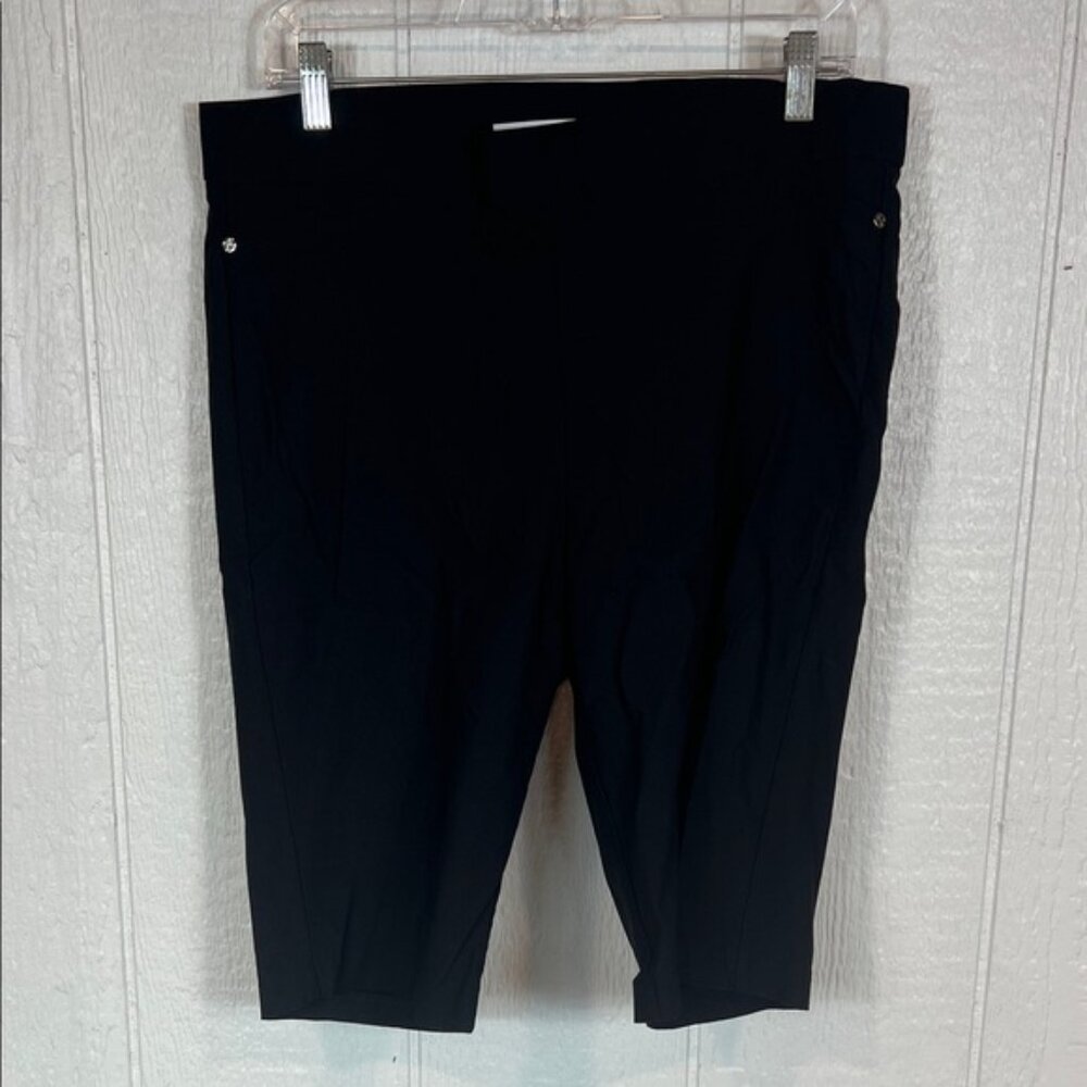 Rafaella Classic Black Shorts